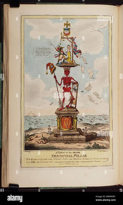 Satire On Napoleons Return From Elba And The Hundred Days British