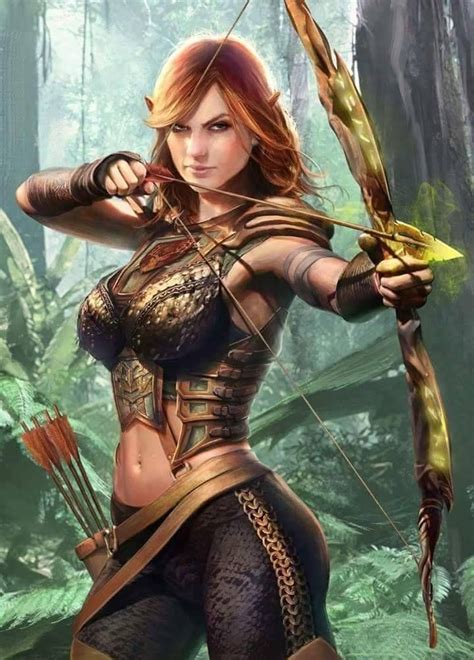 Fantasy And Fun Warrior Woman Female Elf Female Hunter