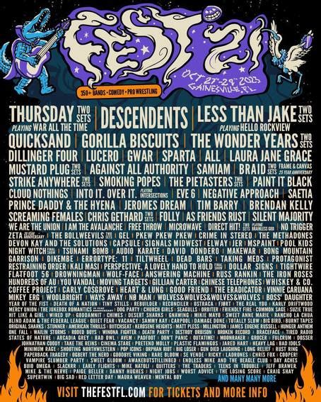 Fest 2023 Gainesville Line Up Tickets And Dates Oct 2023 Songkick