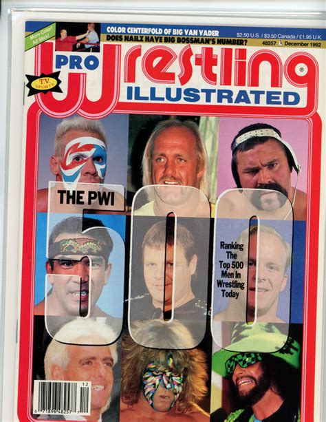 Pwi Pro Wrestling Illustrated Wrestling Magazine December 1992 Pwi 500 Flip Collectibles Shop