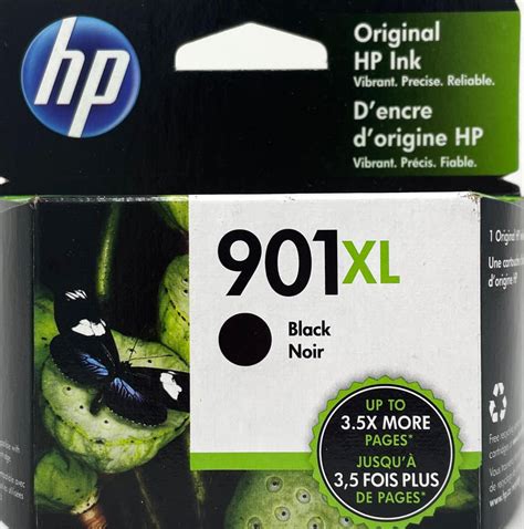 Genuine Hp 901xl Black Ink Cartridge Cc654an140 High Yield