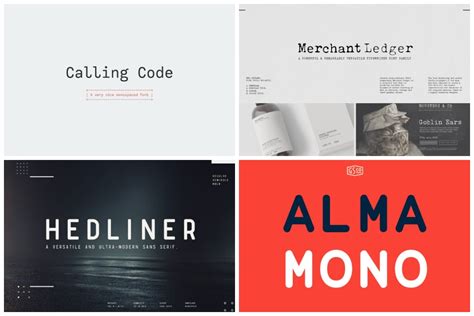 23 Practical Monospace Fonts For Writers Artists Scientists And