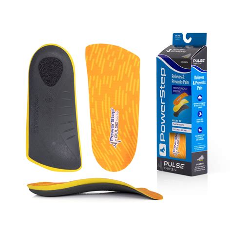 Powerstep Pulse 34 Insoles Arch Pain Relief Insert For Sports