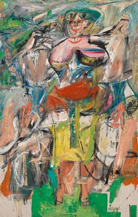 Willem De Kooning 1904 1997 Woman And Bicycle 1952 53