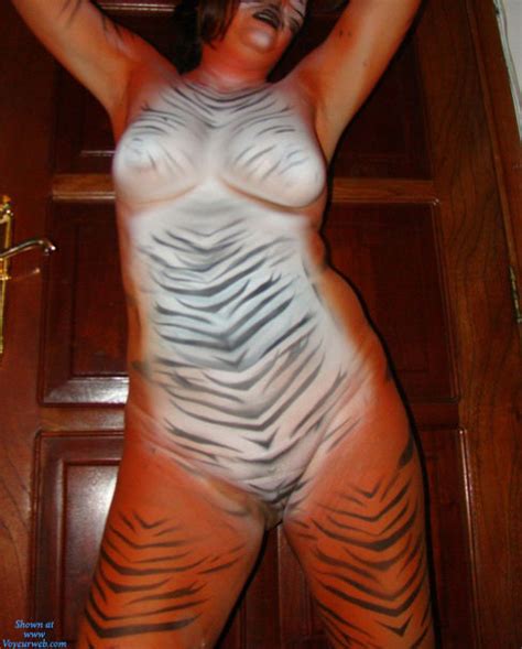 Tiger Woman 2 Body Paint September 2011 Voyeur Web