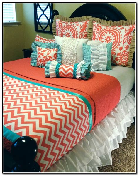 Free shipping on everything!* shop our great selection of nursery bedding to keep baby comfortable from overstock your online baby bedding store! Coral Chevron Bedding Set - Beds : Home Design Ideas # ...