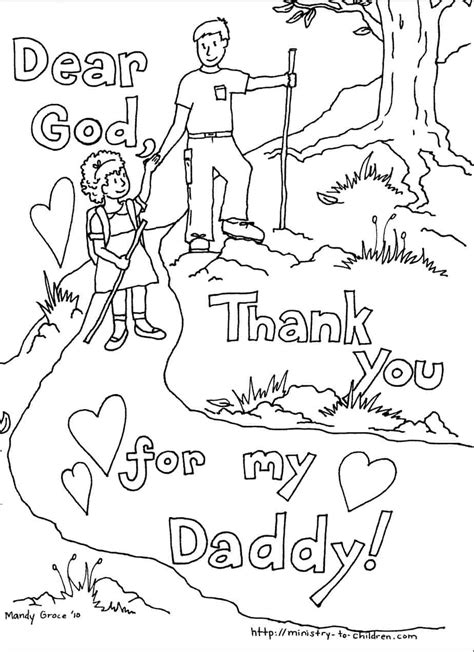 Fathers Day Coloring Pages 100 Free Easy Print Pdf