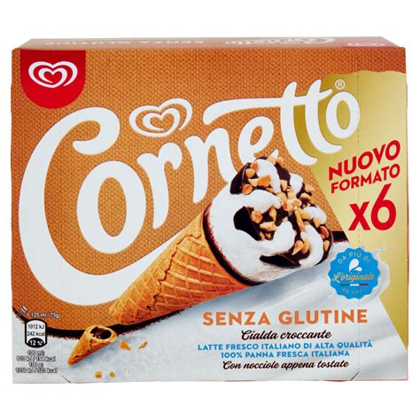 Cornetto Algida Senza Glutine 6 X 75 G Carrefour