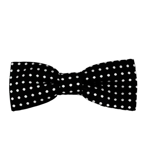Black And White Polka Dot Boys Bow Tie From Ties Planet Uk