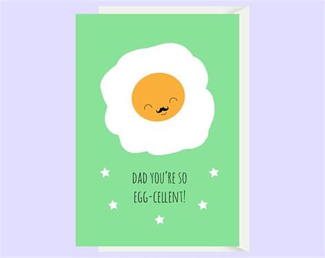 Dad Youre So Egg Cellent Greeting Card • Perfect For Fathers Day And Dad Birthday Cards • £275