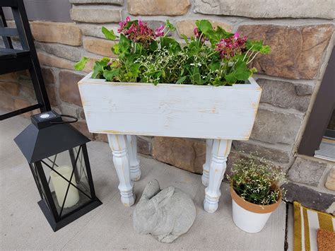 20 Wooden Farmhouse Patio Planter Cottage Planter Etsy