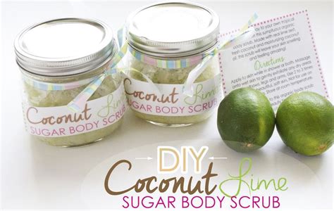 Diy Coconut Lime Sugar Body Scrub Sugar Body Scrub Sugar Body Diy