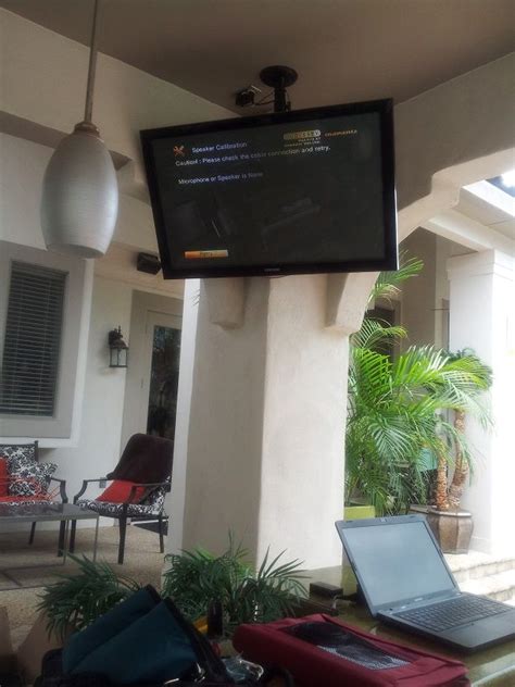 Not an expensive waterproof tv, mind you, but a regular tv. OUTDOOR PATIO TV MOUNTING | TV ...