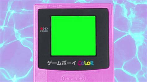 Gameboy Color Vaporwave Video Templateoverlay Overlays Gameboy