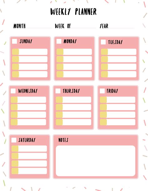 Free Planner Printables Weekly Monthly And Daily Adanna Dill