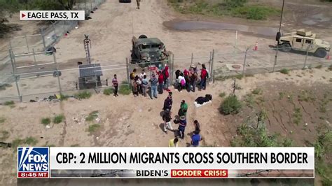 Illegal Border Crossings Surge To Unprecedented High Fox News Video