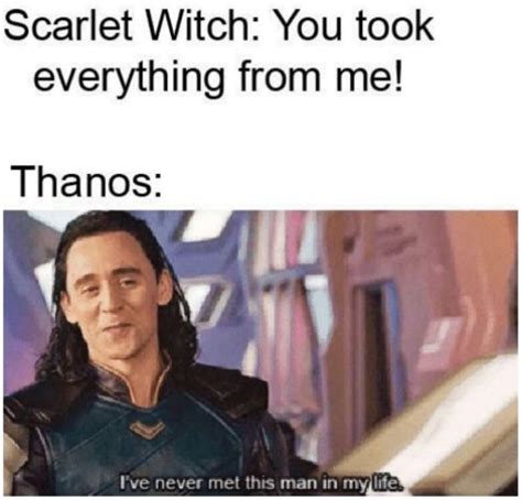 Mcu 10 Scarlet Witch Vs Thanos Memes That We Love