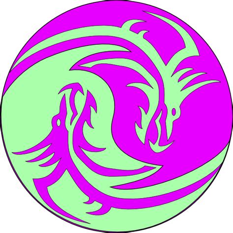 Have a look on my logos. Green Purple Dragons Clip Art at Clker.com - vector clip ...