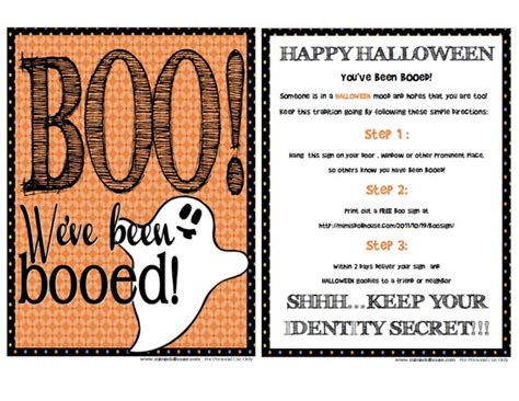 Printable Halloween Boo Sign Ideas Mimis Dollhouse