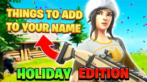 40 Sweaty Things To Put In Your Fortnite Name Holiday Edition YouTube