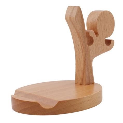 Wooden Karatist - Phone Holder - Palmy Bird