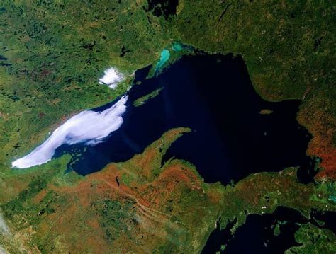 Michigans Fall Colors Are Visible From Space