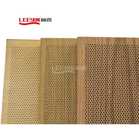Fr Mdf Acoustic Project Wall Perforated Acoustic Panel