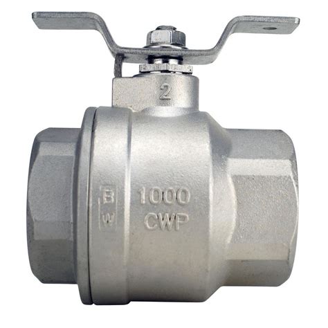 Apollo 2 In Stainless Steel Fnpt X Fnpt Full Port Ball Valve With Tee