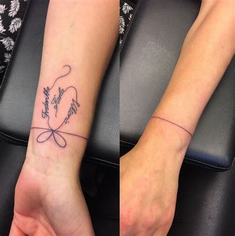 Can you atleast try to be a little original? 50 Charming Wrist Bracelet Tattoos Designs and Ideas (2018 ...