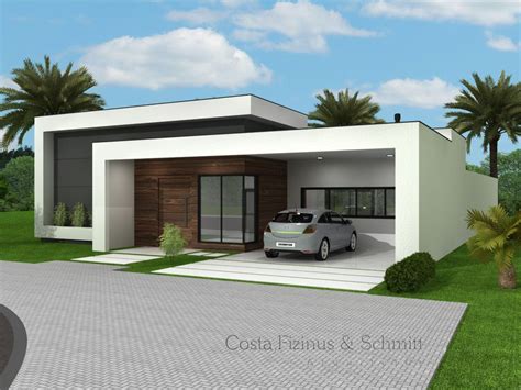 Las fachadas de líneas modernas permiten una conexión de los jardines exteriores con el interior de la casa. Casa moderna | Casas modernas, Casas, Fachadas de un piso