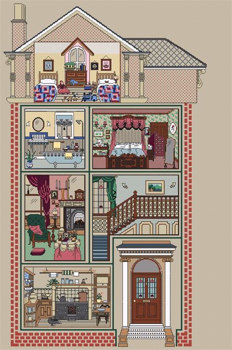 A place for sharing cross stitch patterns and for people who love stitching. 164 best images about Cross Stitch Dollhouse on Pinterest