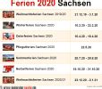 Zur navigation springen zur suche springen. Ferien Sachsen 2020 - Übersicht der Ferientermine