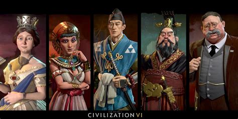 Civilization 6 — Список лидеров повестки дня черты способности и уникальные юниты