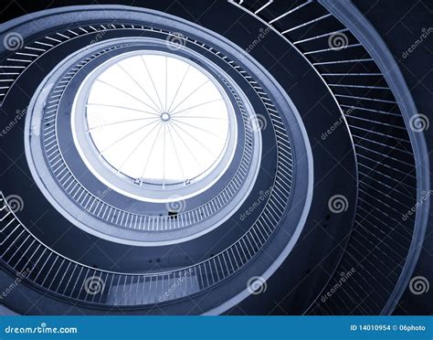 Abstract Spiral Staircase Stock Photo 14010954