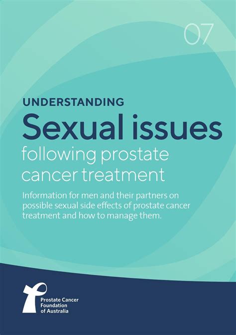 Understanding Sexual Issues Following Prostate Cancer Treatment By Prostate Cancer Foundation Of