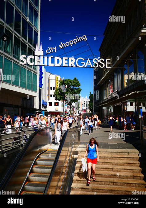 Europe Germany Cologne Köln Old Town Downtown Shopping District Stock