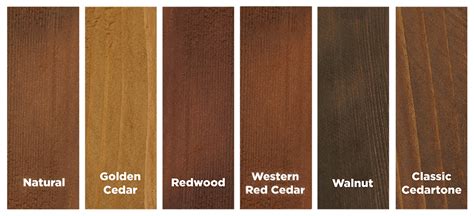 Solid Wood Stain Colors