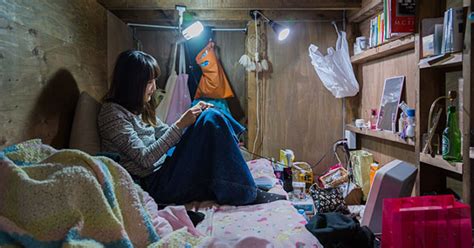 Shocking Images Of People Living In Extremely Tiny Spaces In Japan Will