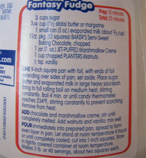 Jet Puffed Marshmallow Creme Fudge Recipe