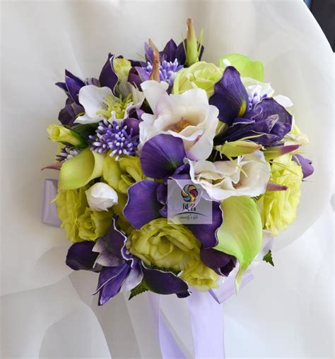 Luxury Brand New Bridal Wedding Bouquet Real Touch Flower