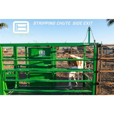 Chute Help Easy Exit Stripping Chute With Lead Up Ramp High Plains