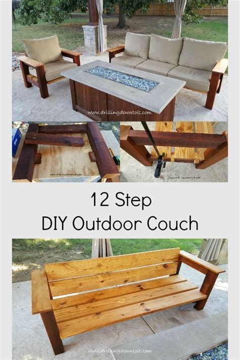DIY Outdoor Couch Step DIY Outdoor Couch The Post DIY Outdoor Couch Appeared First On