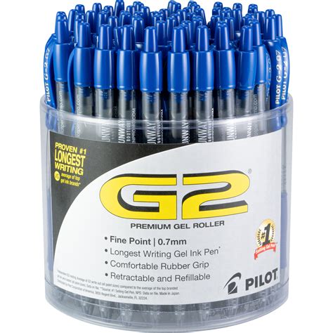 G2 Premium Gel Roller Pen 72 Count Tub G2 Tubs Pilot Pen