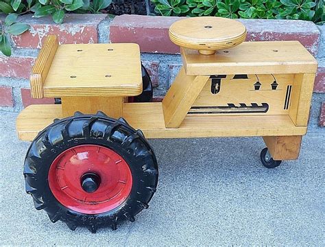 Playskool Wooden Ride On Tractor Wooden Toys Plans Wooden Ride On Toys Wooden Toys Design