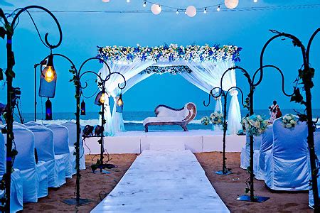 Wedding aaha is a total one stop hub for bespoke wedding planners in chennai right from venue research to themed wedding stage decorations to regular and zany entertainment options. Beach Wedding in ECR, Chennai : Blue Bay Beach Resort