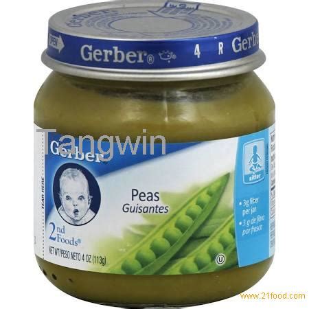 Shop for gerber baby food at buybuy baby. Gerber 2nd Foods Baby Food, Peas, Sitter - 4 oz jar ...