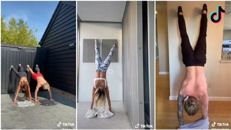 T Shirt Handstand Challenge Tiktok Compilationnew Trend Youtube