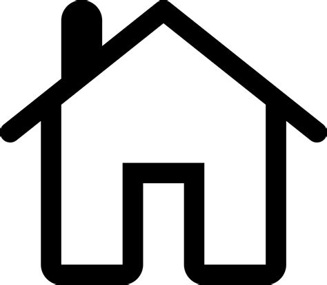 House Outline Svg Png Icon Free Download 66240 Onlinewebfontscom