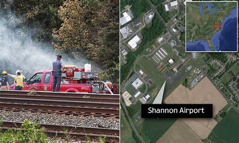 Virginia Plane Crash Causes Fire Leading To Six Peoples Deaths Daily Mail Online