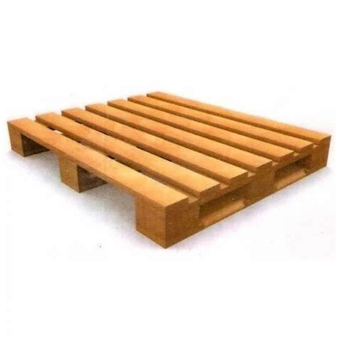 2 Way Rectangular Wooden Pallet For Industrial Capacity 1 Ton At Rs